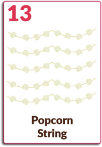 Day 13, Popcorn String