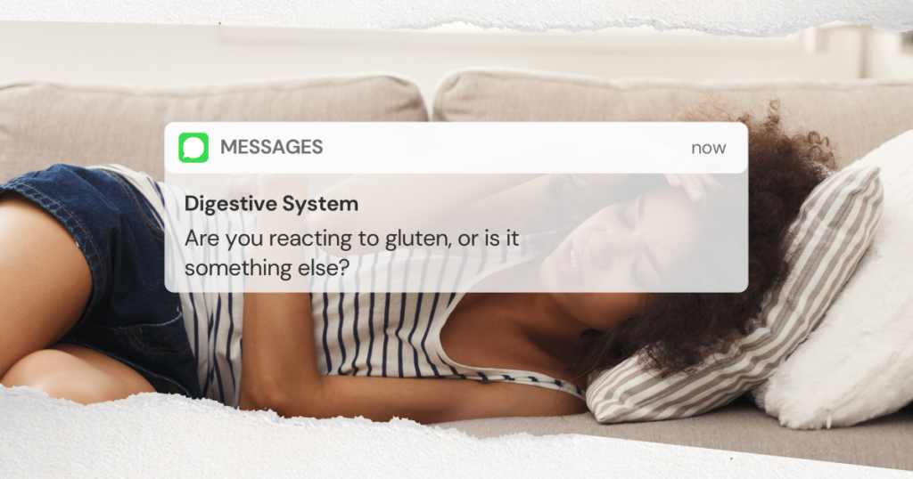 Our digestive system is asking: Are You Reacting to Gluten, or Is It Something Else?